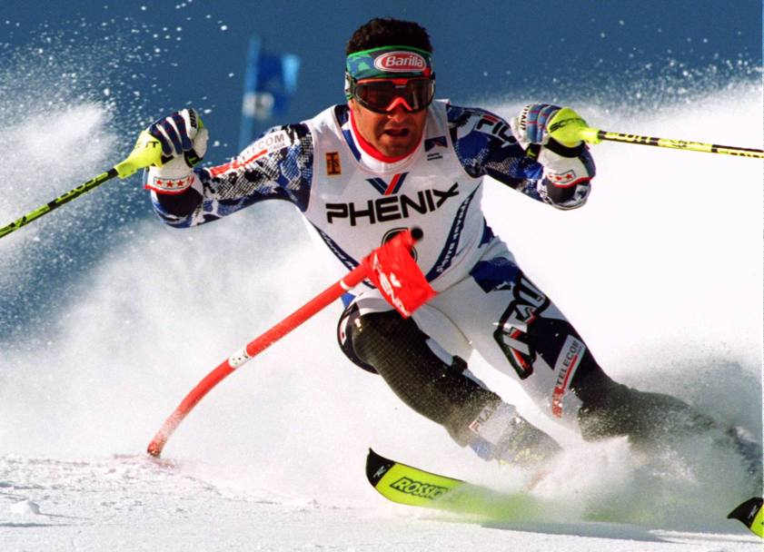 Due giorni più tardi, Alberto bissa il successo nello slalom speciale (Reuters)